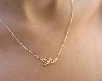Name Necklace | Personalized Name Necklace | Custom Name Necklace | Gold Choker Necklace | Custom Choker Necklace | Bridesmaid Gift