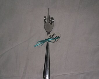 Fork U repurposed silverware funny gift serving utensil