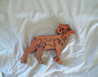 Wooden Ram Jigsaw Puzzle