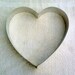 Magic Line 10 Inch x 2 Inch Heart Cookie Cutter Cake Ring Aluminum Made in the USA Cakes Cookies Pastry Baking Valentine destash b34