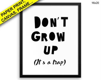 Trap Wall Art Framed Grow Canvas Print Trap Framed Wall Art Grow Poster Trap Nursery Art Grow Nursery Print Trap Kids Room Wall Art Decor