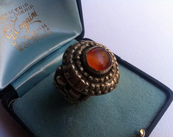 Antique Tibetan Ring, Vintage Jewels, Hard Stone-ancient Tibetan Ring, vintage Jewelry, gemstone jewelry