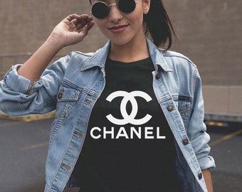 Coco Chanel Logo Paris Women T-shirt, Inspired Tee For Women, For Her, Designer Design, Hype Beast, Streetwear Fashion, Limited