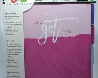6 Month Calendar Extension for the Mini Happy Planner