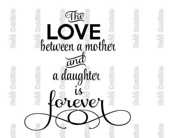 Download The Love Between Mother and Daughter SVG