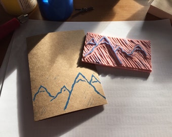 Mountains Stamp
