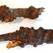 Wood Root burl set of 2 pieces Unique wooden tree pieces home decor craft woods Solid wood burl Exotic rare burls for craft and art design