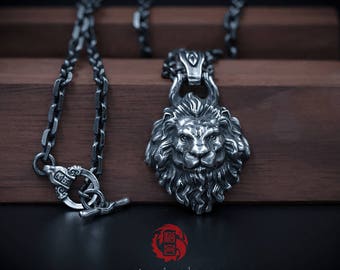 Sterling Silver 925 Lion Pendant ONLY (without chain), Songyan Jewelry