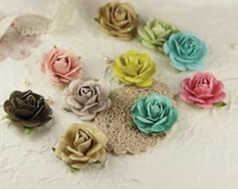 Prima Flower - Sugar Blooms Mulberry Roses