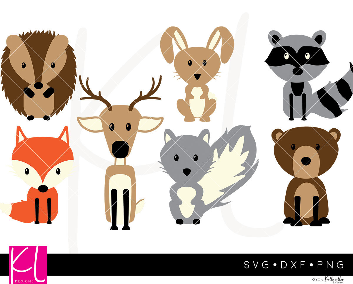 Woodland Animals svg Woodland Animal svg Woodland svg Fox