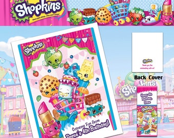 Shopkins Coloring Book with Crayons