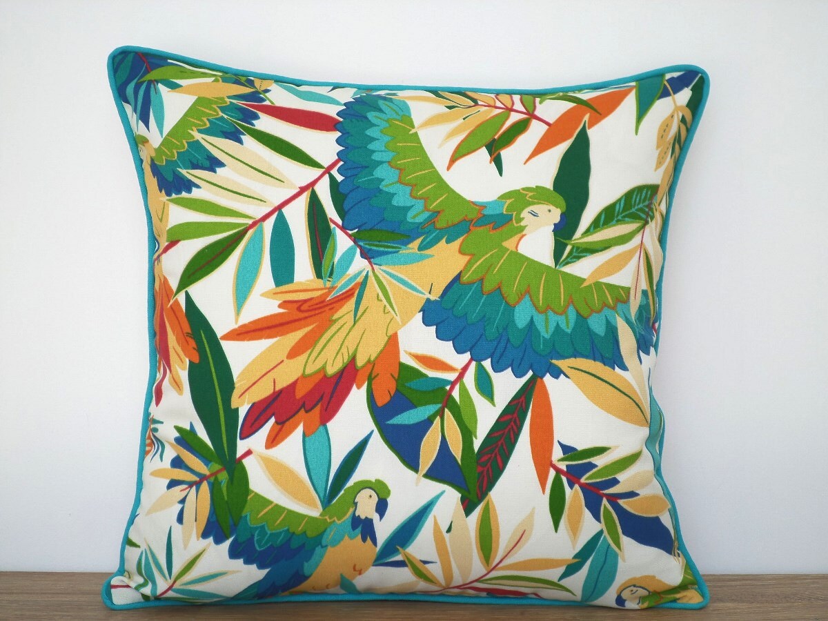 teal cushion covers