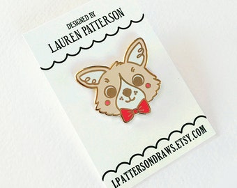 Corgi Lapel Enamel Pin Button Flair