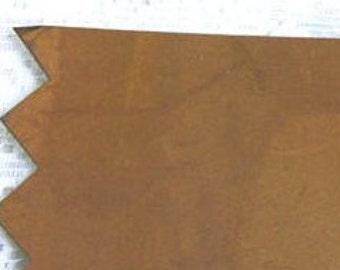 Rusted Tin Banner with Pointed Edges - Wild West - Ranch (DR-010)