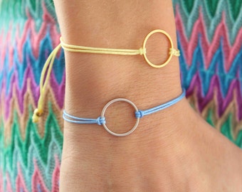 Karma Bracelet - Circle of life friendship Bracelet - Eternity bracelet - Minimalist bracelet - Everyday Bracelet - Bridal Jewellery