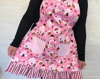 Pretty in Pink Cupcakes Apron