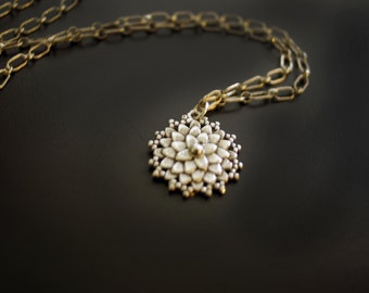 Dahlia Sterling Silver Necklace