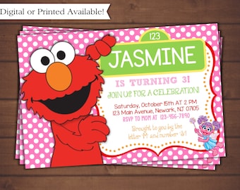 Elmo Birthday Invitation