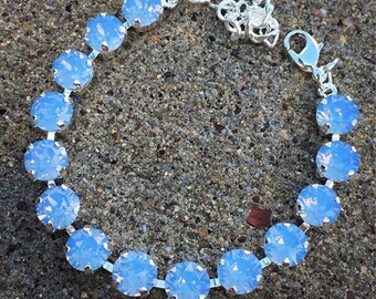 SELECT YOUR COLOR 8mm Swarovski crystal bracelet