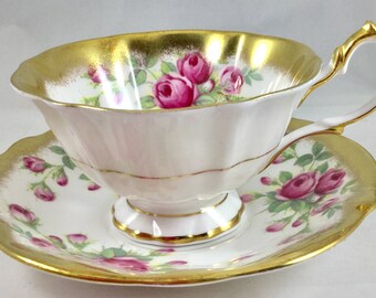 Queen Anne Bone China Cup and Saucer