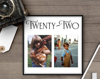 Photo Table Numbers / Photo Wedding Table Numbers / Table Numbers / Table Number Cards / Childhood Photos / Retro / Old Pictures - tn0013