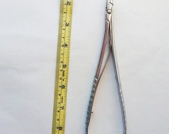Vintage Locking Hemostat Forceps Clamps In Stainless Steel