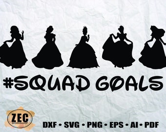 Free Free 277 Disney Princess Squad Svg SVG PNG EPS DXF File