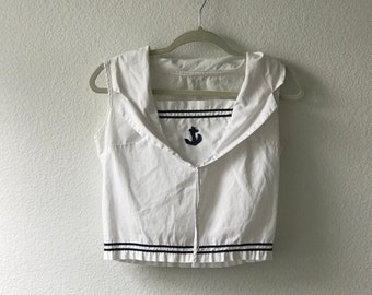 Vintage sailor top sz xs