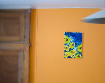 Tableau Art figurative sunflower