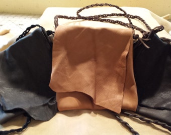 Purse Handbag Made from Genuine Deerskin Leather