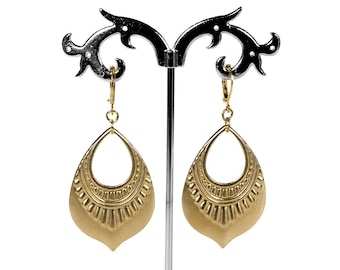 Boho Earrings, Gypsy Earrings, Gold Dangle Earrings, Tribal Earrings, Hoop Earrings, Gold Drop Earrings, Boho Jewelry, Steampunk Boutique