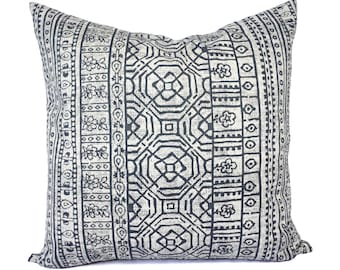 Two Dark Grey Pillow Covers - Grey Throw Pillow Covers - Decorative Pillow - Grey Pillow 16 inch Pillow - 18 inch Pillow - Aztec Pillow