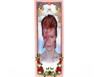 David Bowie Prayer Candle