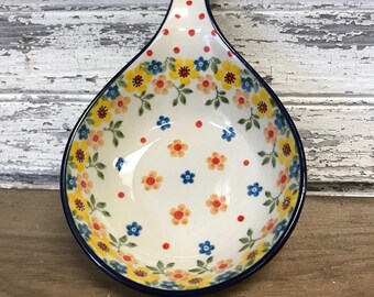 Polish Pottery Spoon/ladle dish