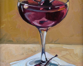 8" x 10" Whiskey Sour Giclee Print