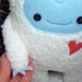 abominable yeti plush toy