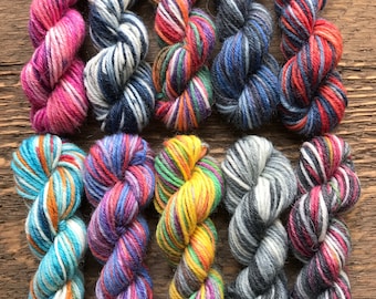 OPAL Sock Yarn Mini Skein Set #3 -- 10 Mini Skeins/25 Yards Each