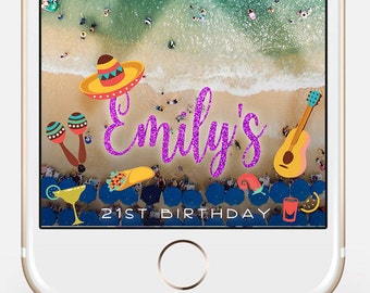 Snapchat Filter Birthday, Snapchat Geofilter, Birthday Geofilter, Taco Snapchat, Filter, Mexican Fiesta Theme Snapchat Filter mx01