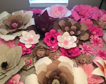 Large and Extra Large Paper Flowers