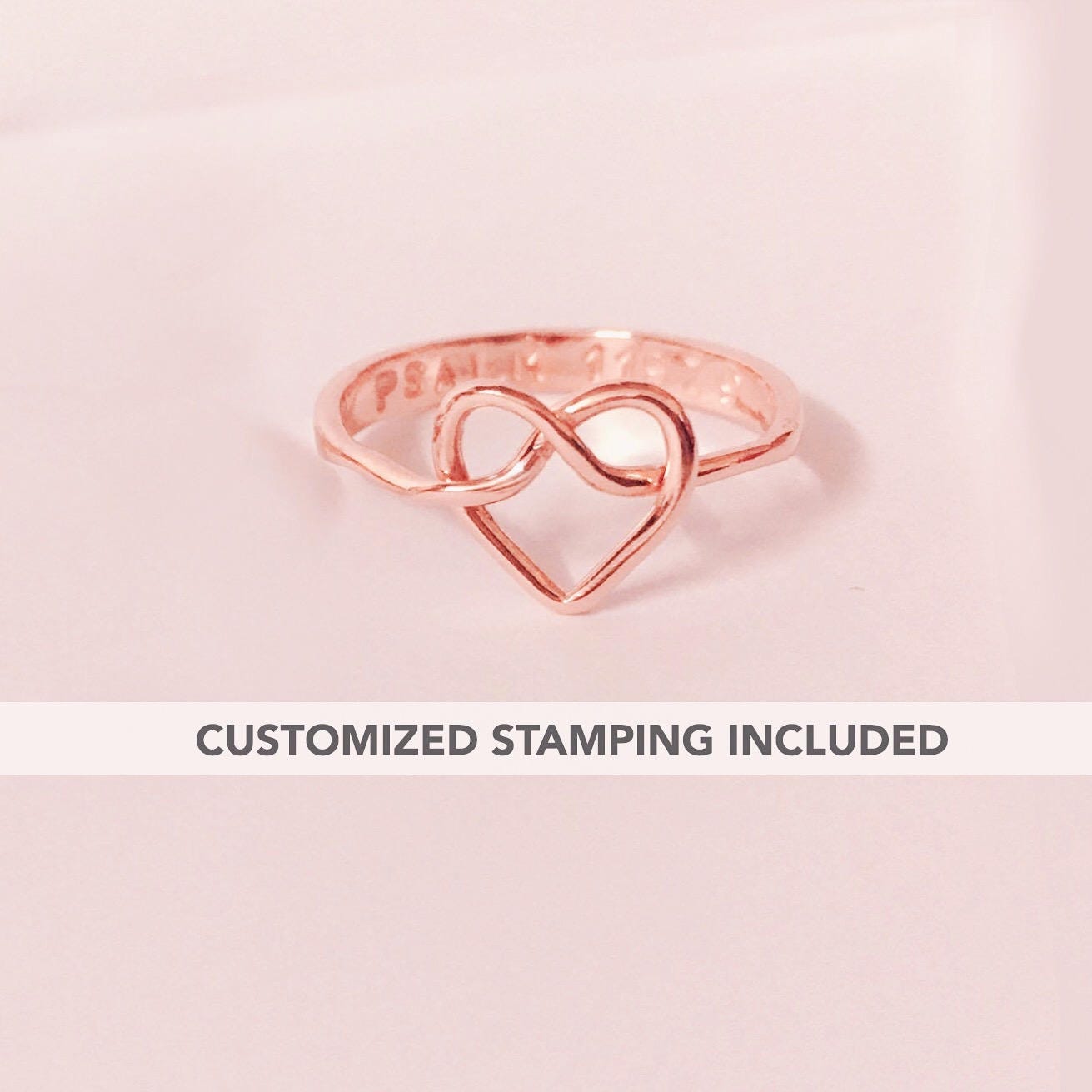 Love Knot Ring Promise Ring For Her Knot Ring Infinity