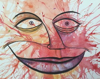 Fun whimsical Smiley Face