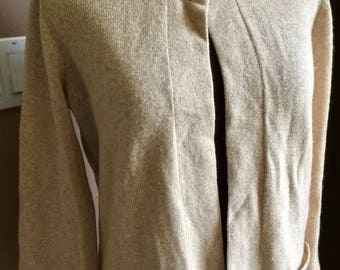 Vintage 1950s Bloomingdales Cashmere Cardigan Sweater Italy Sz M