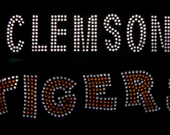 Clemson Tigers Rhinestone Transfer