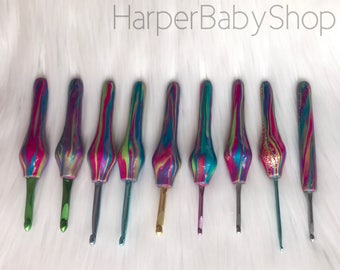 READY TO SHIP Ergonomic Crochet Hooks