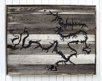 Custom Lake Art Wood Lake Sign Wood Lake Map Lakehouse Sign Lakehouse Decor Lake House Sign Lake House Wall Art Cabin Lake