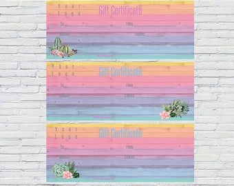 Gift Certificate, Instant Download, Printable, LLR Gift Certificate, Lula Printable Gift Certificate, Home Office Approved Fonts & Colors