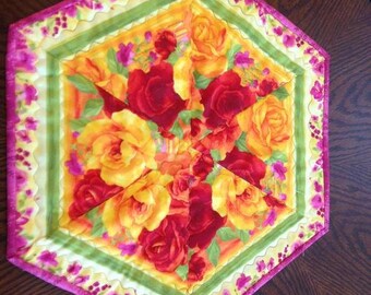 Quilted Flower Table Mat