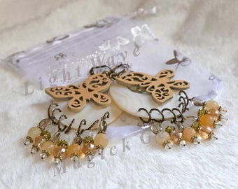 Earth Mother Butterfly Earrings - FREE Ship USA