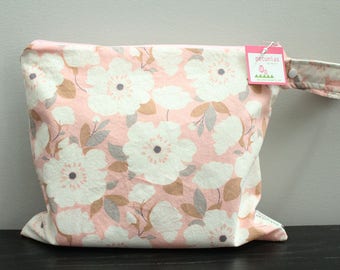 Wet Bag wetbag Diaper Bag ICKY Bag wet proof blush floral gym bag swim cloth diaper zipper gift newborn baby child kids summer beach