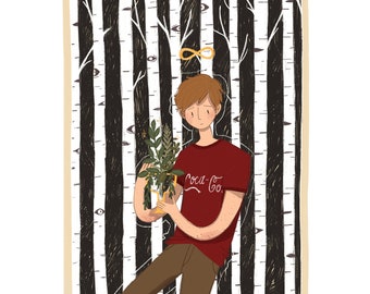 the magician — tarot art print